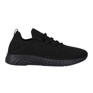 Fabric Childrens/Kids Santo Mesh Lace Up Sneakers / Black